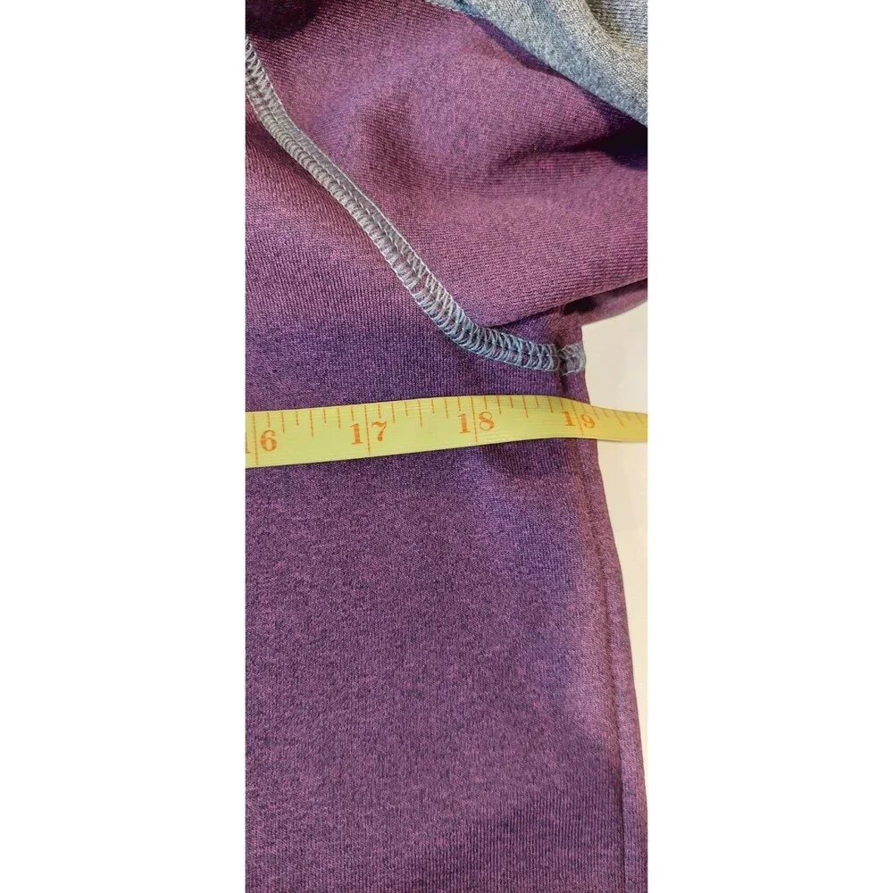 L.L. Bean Youth Size Large 14-16 Kids Jacket Zip Up Purple Gray Hooded